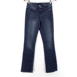 Laurie Felt Baby Bell Jeans Womens Blue Denim Dark Washed Cotton Size Small S